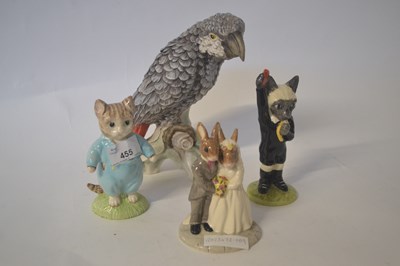 Lot 346 - Goebel Figure of a Parrot, Beswick "Red Card" Figure etc