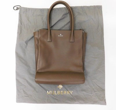 Lot 134 - A Mulberry Arundel tote bag, in taupe Nappa...