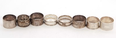 Lot 122 - Mixed Lot: Three pairs of hallmarked silver...