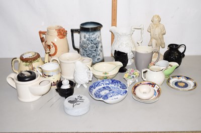 Lot 23 - Mixed Lot: Various decorative jugs, shaving...