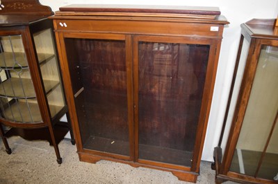 Lot 480 - EARLY 20TH CENTURY GLAZED TWO DOOR BOOKCASE...