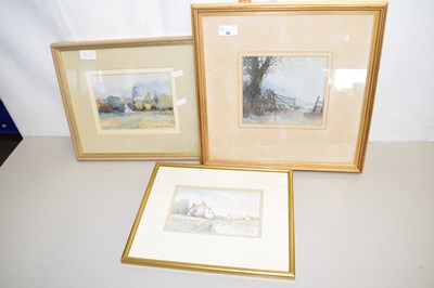 Lot 36 - John Clifford, study of a rural Church...