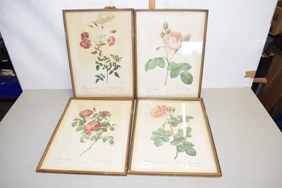 Lot 38 - Four coloured prints of roses