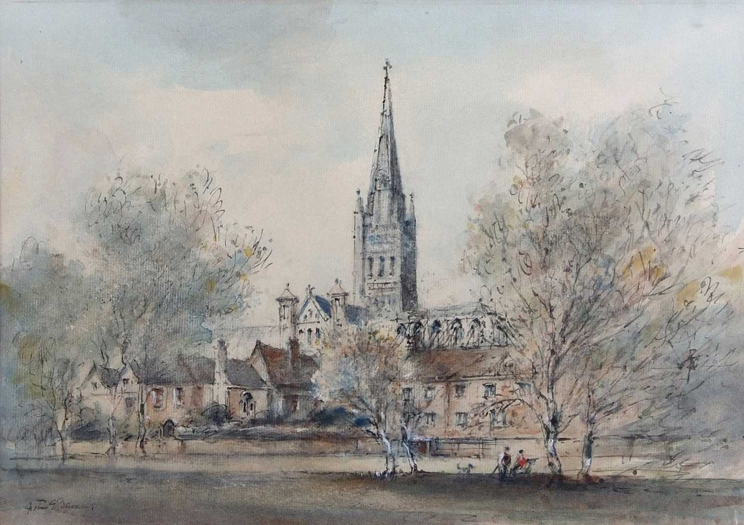 Lot 433 - Arthur E. Davis RBA (1893-1988), 'Norwich...