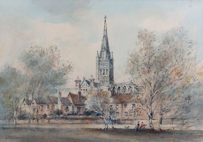 Lot 433 - Arthur E. Davis RBA (1893-1988), 'Norwich...