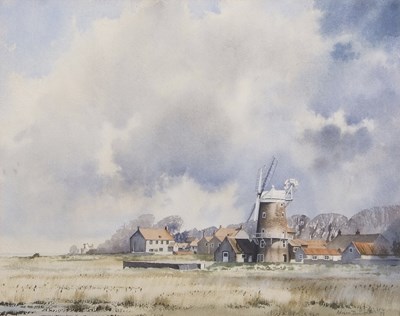 Lot 407 - Adrian Taunton (British, 20th century), 'Cley,...