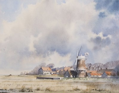 Lot 407 - Adrian Taunton (British, 20th century), 'Cley,...