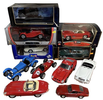 Lot 312 - A collection of various 1:18 scale (and other)...