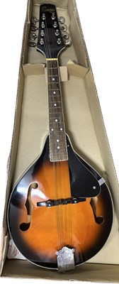 Lot 135 - An Encore Falcon  8-string mandolin in orange...