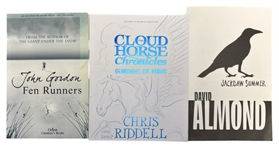Lot 332 - YA FICTION - PROOF COPIES: 3 Titles: CHRIS...