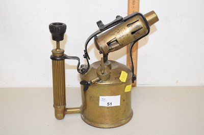 Lot 51 - A vintage blow torch