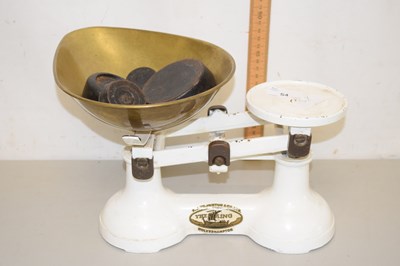 Lot 54 - Vintage scales and weights