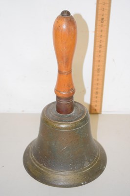 Lot 70 - A vintage brass hand bell