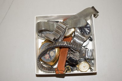 Lot 108 - A box of assorted wristwatches