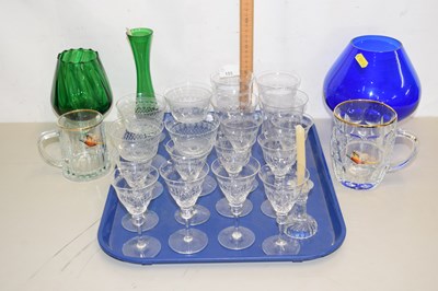 Lot 155 - Mixed Lot: Various Edwardian drinking glasses...