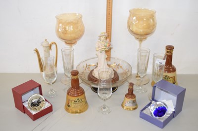 Lot 165 - Mixed Lot: Various drinking glasses, figurine,...