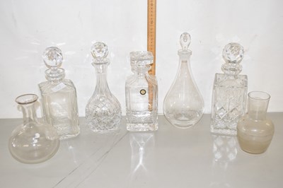 Lot 173 - Mixed Lot: Various decanters and other items