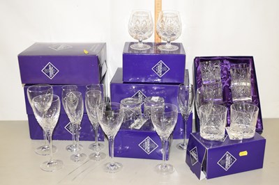 Lot 181 - A group of Edinburgh Crystal drinking glasses,...