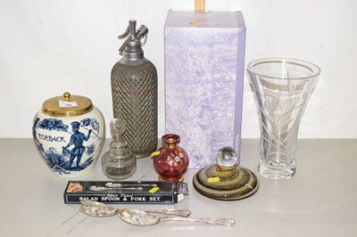 Lot 186 - Mixed Lot: Edinburgh Crystal fuschia pattern...