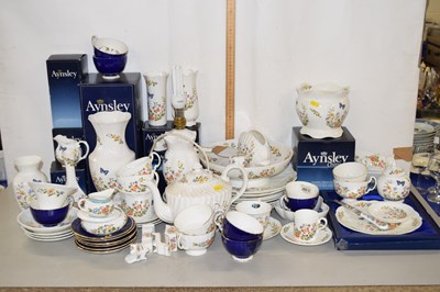 Lot 187 - A quantity of Aynsley cottage garden table...