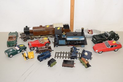 Lot 204 - Two large model locomotives together with...