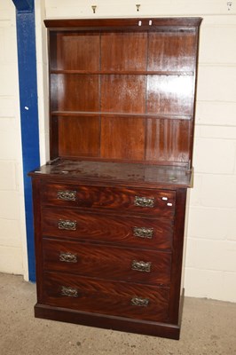 Lot 261 - Late Victorian four drawer chest with later...