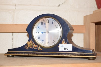 Lot 502 - A Chinoiserie style mantel clock