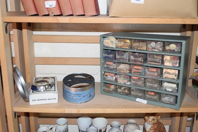 Lot 509 - Set of scales and pebble weights together with...