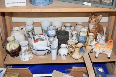 Lot 510 - Mixed Lot: Assorted ceramics, spill vases etc