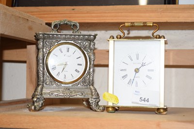 Lot 544 - Two mantel clocks