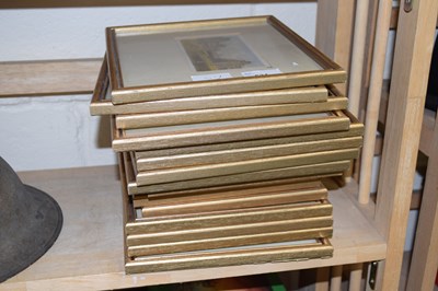 Lot 531 - Quantity of coloured engravings, reproduction...