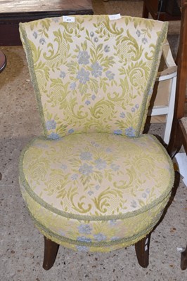 Lot 277 - Floral upholstered bedroom chair