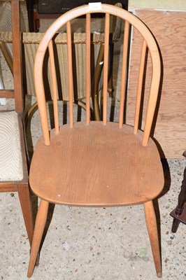 Lot 279 - An Ercol stick back kitchen chair