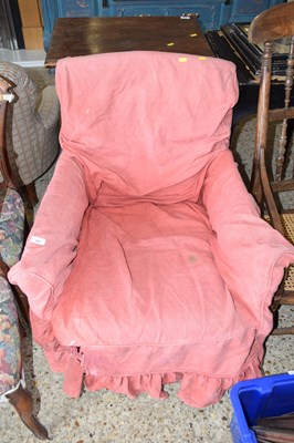 Lot 287 - 19th Century armchair with loose covers