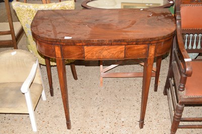 Lot 293 - Georgian mahogany card table