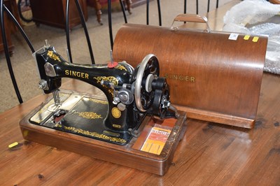 Lot 301 - A Singer sewing machine