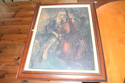 Lot 303 - Coloured print on board after Martha Moore
