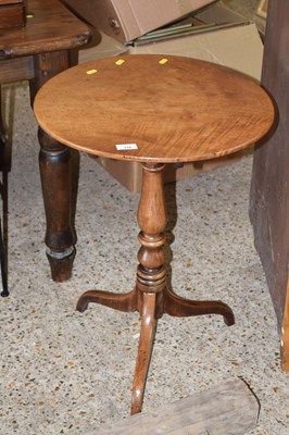 Lot 316 - A 19th Century wine table with circular top...