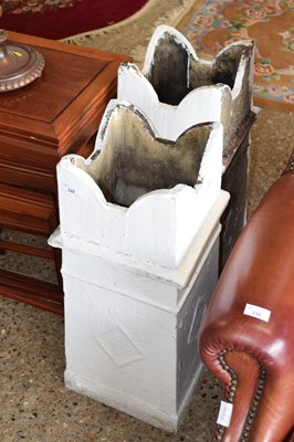 Lot 329 - Pair of chimney pots