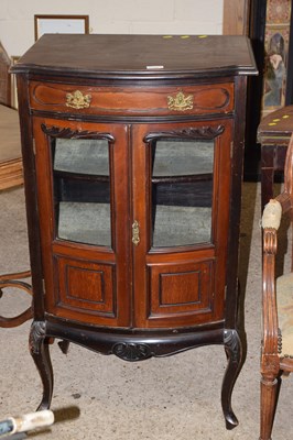 Lot 359 - An Edwardian music cabinet