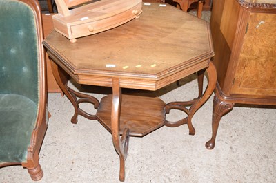 Lot 350 - An Edwardian mahogany octagonal centre table