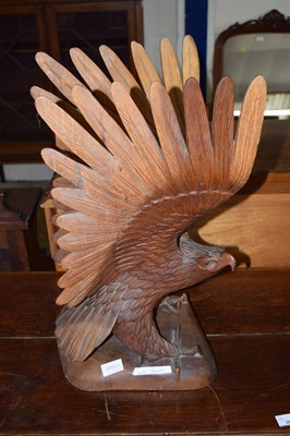 Lot 362A - A hardwood model eagle