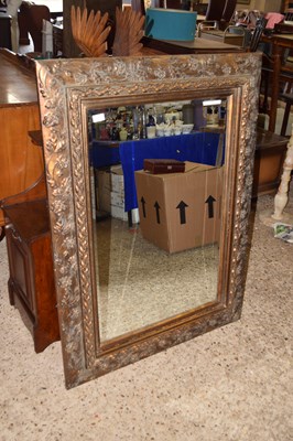 Lot 363A - 20th Century rectangular bevelled wall mirror...