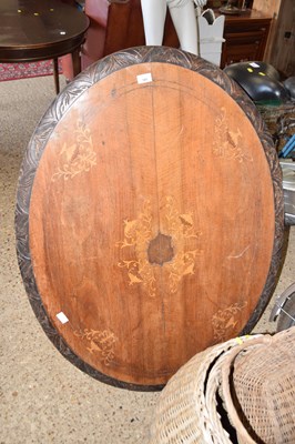 Lot 368A - A late Victorian loo table with oval inlaid...