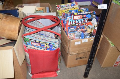 Lot 642 - Quantity of Marvel comics