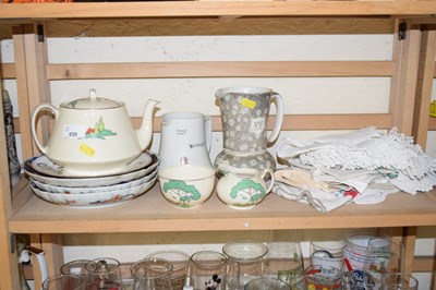 Lot 659 - Three piece tea set together with Chinese...