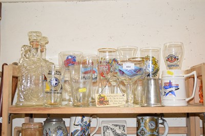 Lot 664 - Assorted commemorative glass ware