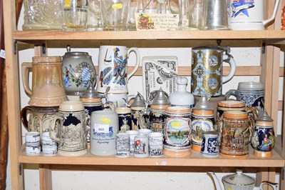Lot 665 - Assorted beer steins