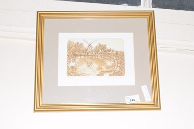 Lot 743 - Glynn Thomas, Hunsett Mill, print