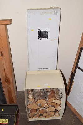 Lot 746 - Two log stands